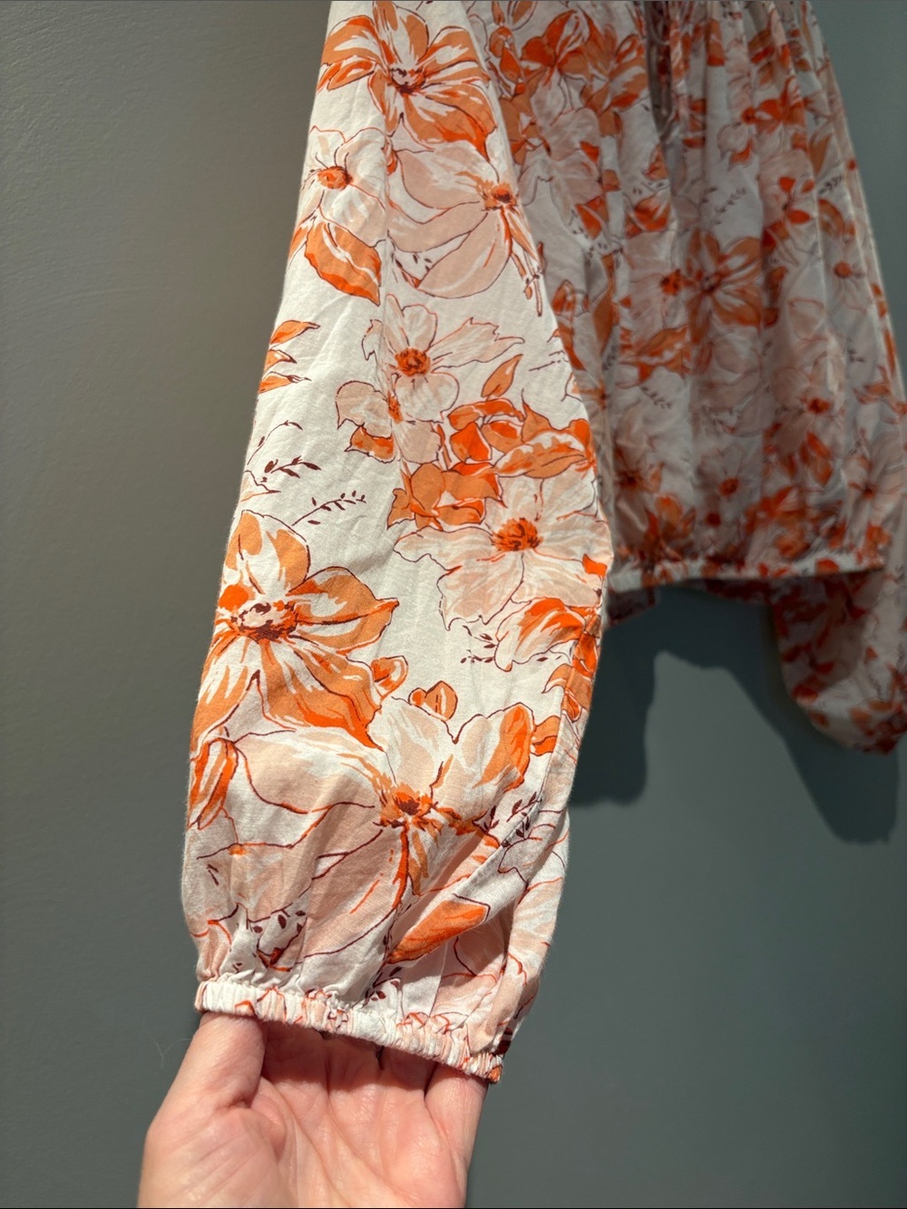 J. Crew Floral Peach & Orange Top ($135) - Picture 4 of 9